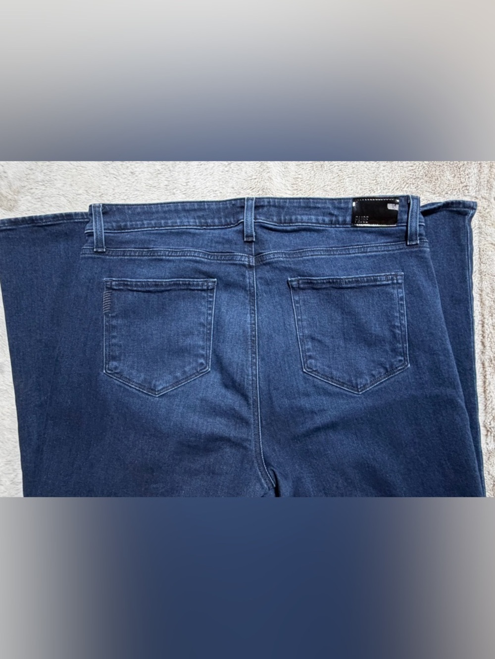 Paige Laurel Canyon High Rise Flare Jeans in Manifesto 34 - Picture 8 of 9